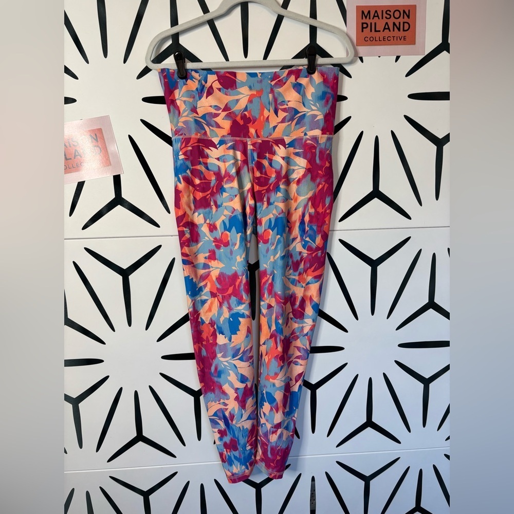 Old Navy Longline Extra High-Rise Leggings Tropical Peach Women’s Size L